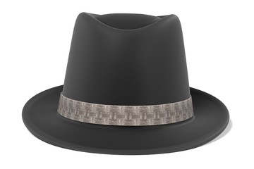 3d renderings of fedora hat