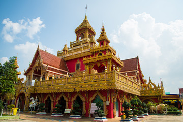 Temple in Thailand,  Wat Prathat Ruang Rong, Thailand.