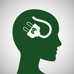 Ecology design. protection and green concept