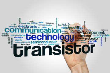Transistor word cloud
