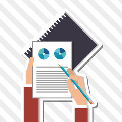 icon of business people, vector design