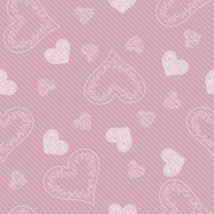 Seamless pattern heart