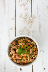 White beans with vegetables
