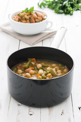 White beans with vegetables
