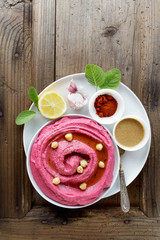 beetroot hummus
