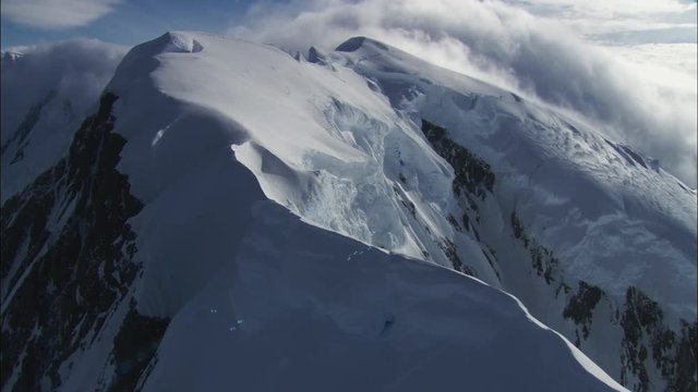Snowcapped mountains
