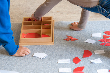 montessori fraction circles