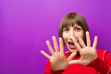 fear frightened girl