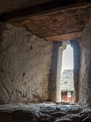 Obraz premium Typical medieval window