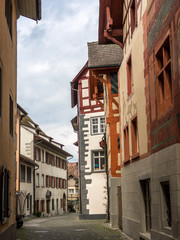 Colorful promenade in the center of Stein Am Rhein - 3