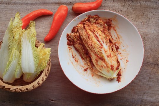 kimchi cabbage - korean food