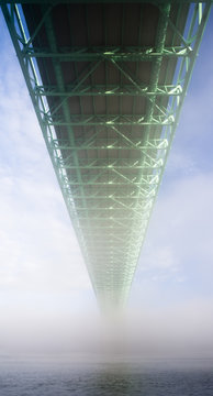 Bridge in fog