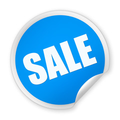 SALE round sticker