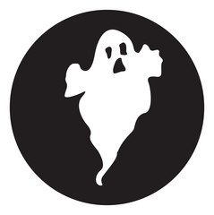 Halloween ghosts for design isolated on background