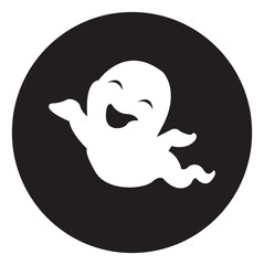 Halloween ghosts for design isolated on background