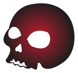 Cartoon skulls and faces