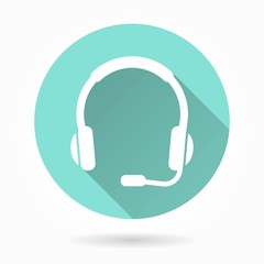 Headphone  vector icons.
