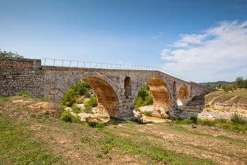 Fototapeta na wymiar Julien bridge in Provence, France