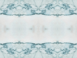 Closeup surface marble stone pattern wall with space at the center texture background