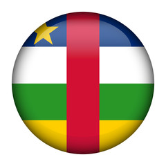 Flag of Central African Republic Glossy Button