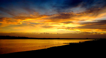 Fototapeta premium Sunset in Holland