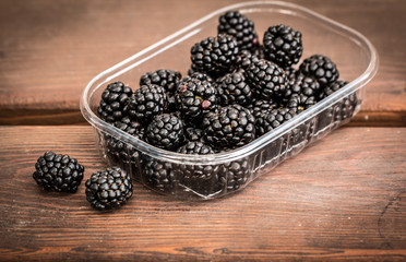 fresh summer berries, healthy food on table