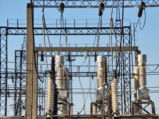 Power plant against the sky