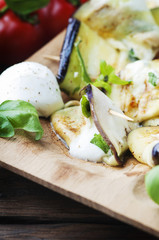  Vegetarian Eggplant rolls with cottage cheese