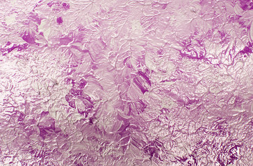 Lilac pink textured acrylic background