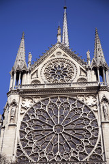 Fototapeta na wymiar Notre Dame towers - Paris, France