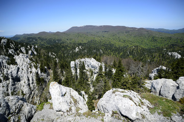Fototapeta na wymiar Bijele stijene - beautiful hiking place in Croatia