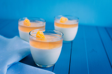 Tangerine Panna cotta