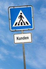 Schild 80 - Kunden