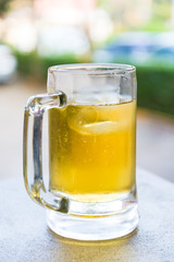 Beer on the table