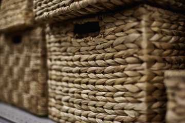Obraz premium Natural Fiber Storage Baskets