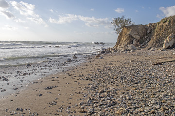 Mareggiata a Livorno.