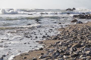 Mareggiata a Livorno.