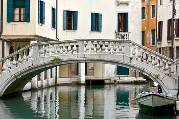 Obraz na płótnie Canvas Charming canal view in Venice