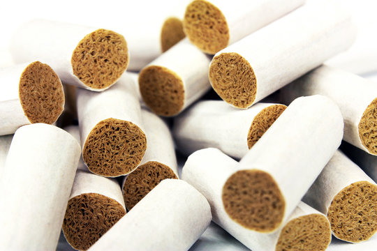 Cigarette filter tips