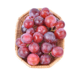 grapes in the basket