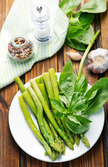 green asparagus
