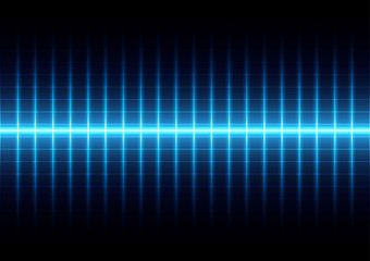 Abstract blue light on grid background,illustration vector desig