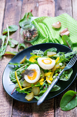 salad with eggs