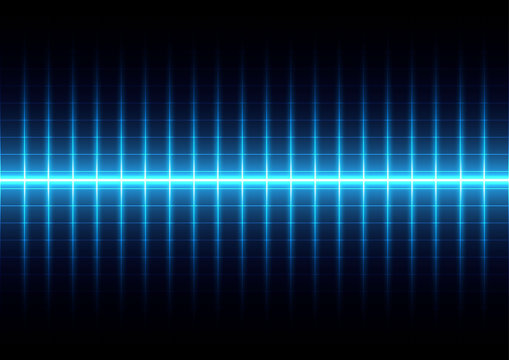 Abstract blue light on grid background,illustration vector desig