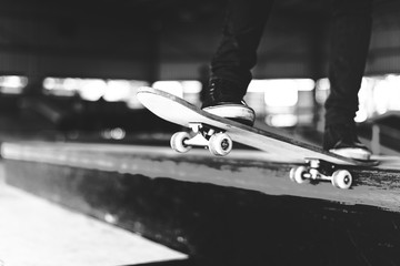 Boy Skateboarding Jump Lifestyle Hipster Concept © Rawpixel.com