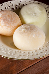 Traditional Japanese mochi