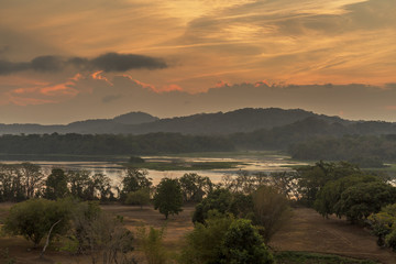 Chagres River at Sunrise - Panama