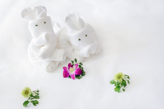 folded towels
