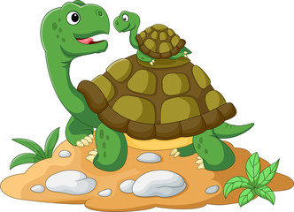 Cute cartoon turtle