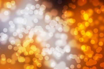 Bokeh light in orange background